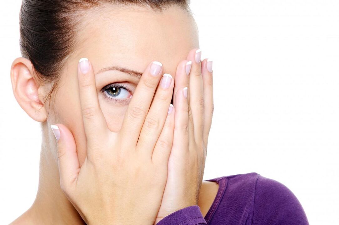 Eye training through the finger